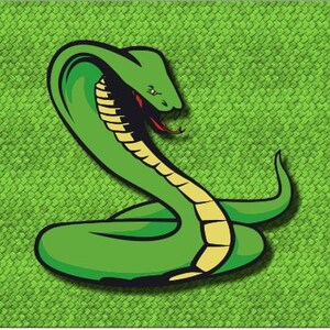 Green Cobra Vinyl Hood Wrap Bonnet Decal Sticker Graphic Universal Fit