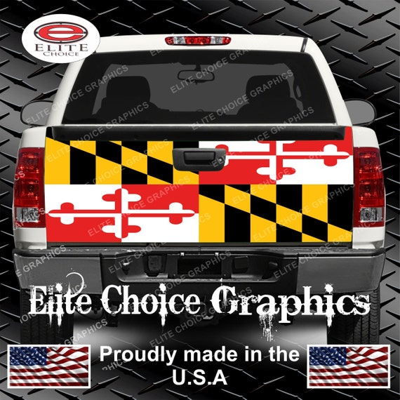 Colorado Flag Distressed Wood Vintage Truck Tailgate Vinyl Graphic Decal Wraps