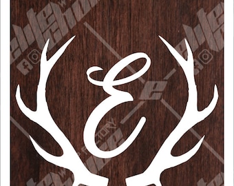 Wedding Deer Antler Wreath Cornhole Wrap Bag Toss Decal  Skin Sticker Wraps Laminated or Non Laminated