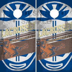 Lacrosse Cornhole Wrap Bag Toss Decal  Skin Sticker Wraps Laminated or Non Laminated