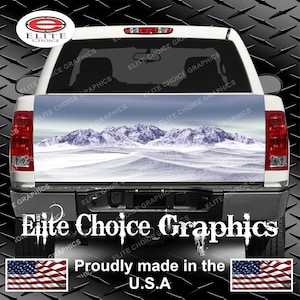 Arctic Tundra Truck Tailgate Wrap Vinyl Graphic Decal Sticker Wrap