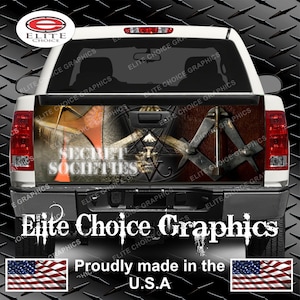 Free Masons Truck Tailgate Wrap Vinyl Graphic Decal Sticker Wrap
