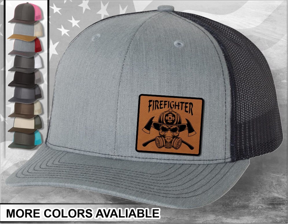 Firefighter Skull Laser Engraved 
