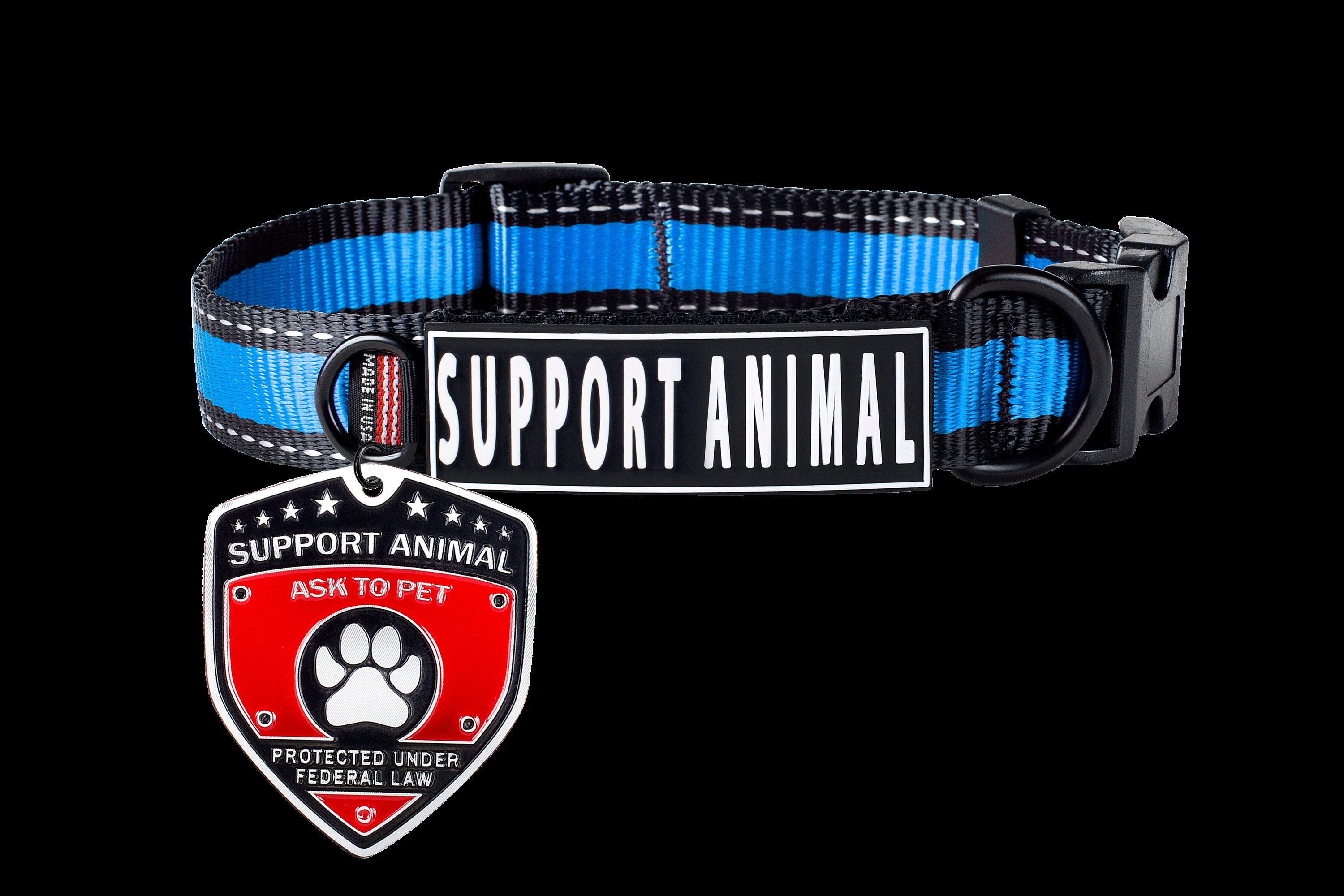 Emotional Support Animal Collar/tag Combo