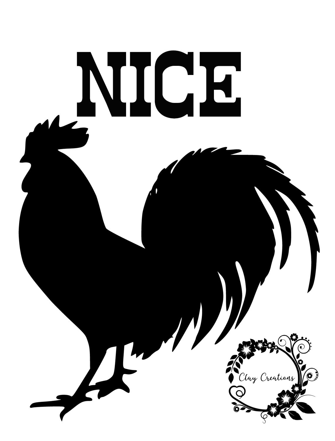 Download Funny svg vector digital image cricut humor rooster | Etsy