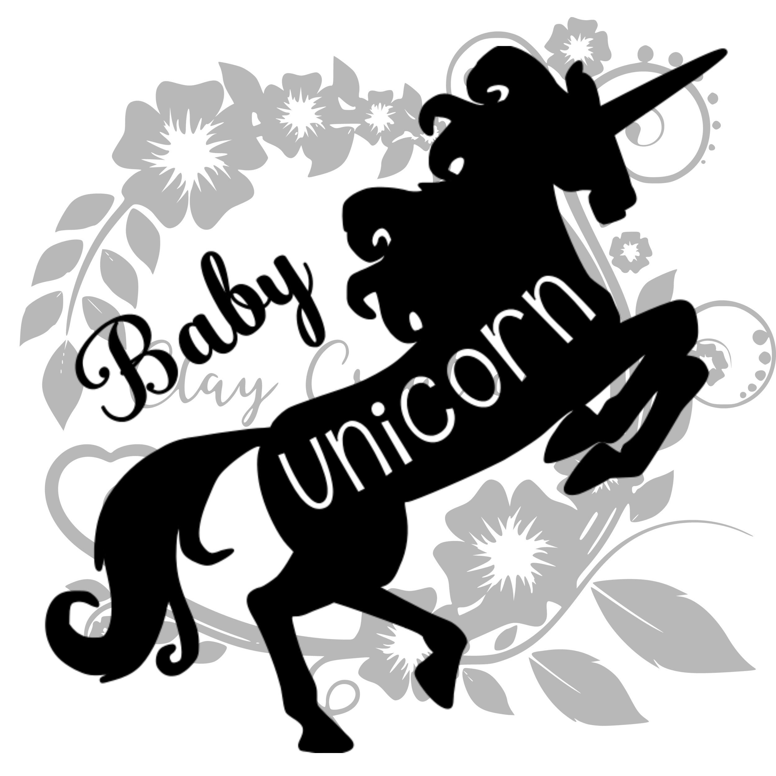 Unicorn Svg Vector Digital Download Baby Cricut Etsy