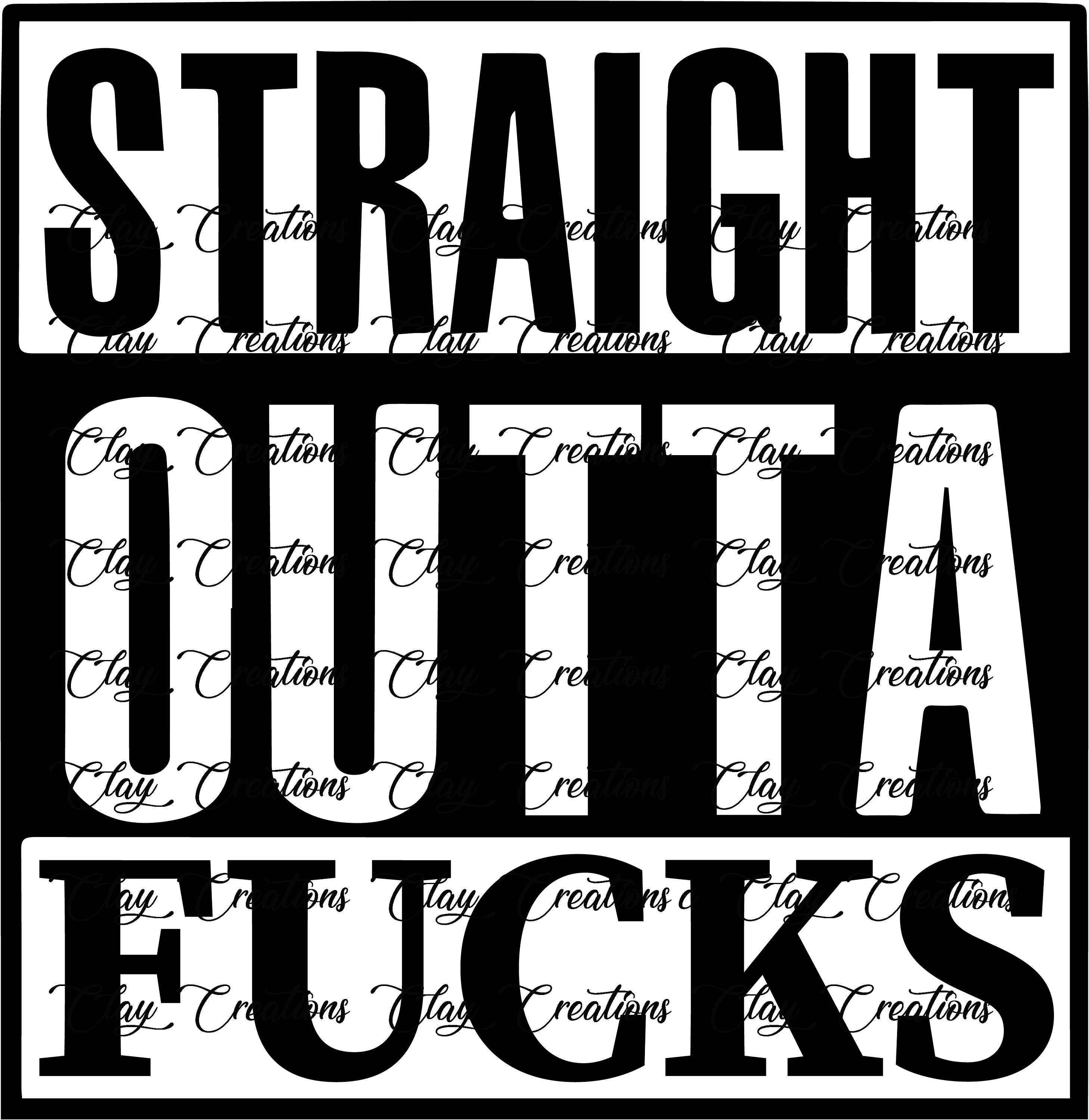 Straight Outta Svg Vector Digital File Instant Download - Etsy New Zealand