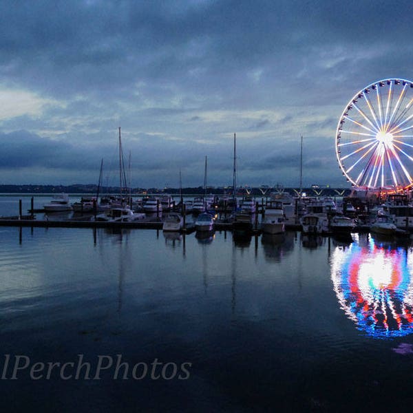 National Harbor. Washington DC. Capital Wheel. Ferris Wheel.