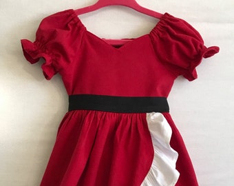 Santa Baby, Robe de bébé fille, Robe de petite fille, Robe de Noël, Robe de Père Noël, Robe de vacances, Robe de bébé, Robe de tout-petit,