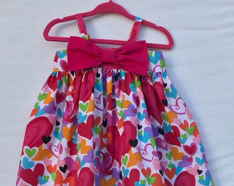 Valentine Dress, Baby Dress, Valentines Day, Girls Dress,  Little Girl Dress, Girls Clothing, Toddler Dress, Party Dress