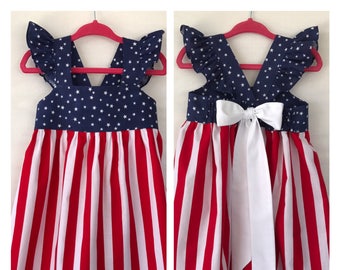 patriotic little girl dresses