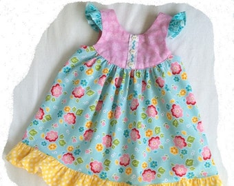 Easter Dress, Baby Girls Dress, Girls Clothing, Toddler Dress, Childs Dress, Little Girls Dress, Party Dress