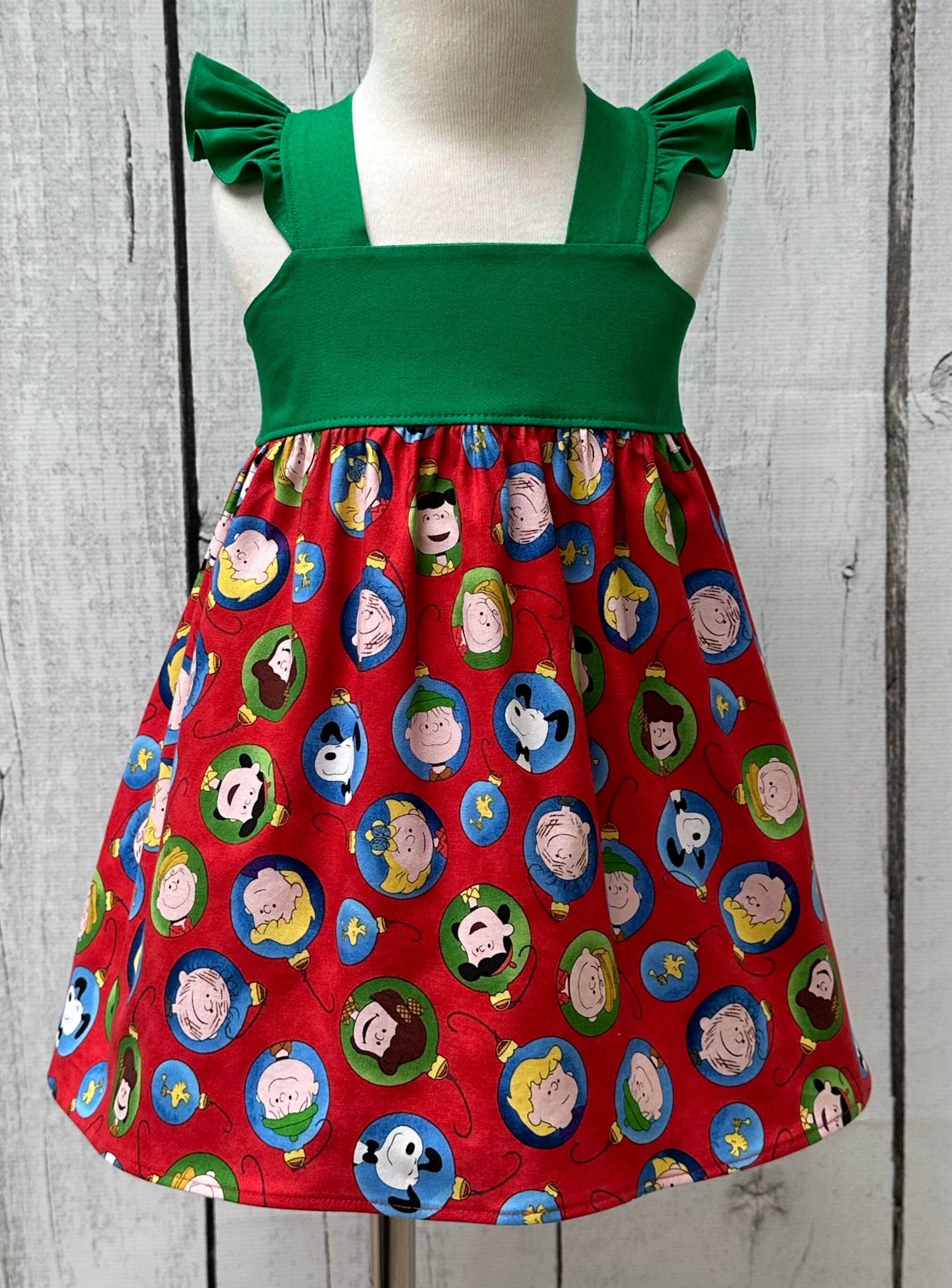lucy dress charlie brown Schultz Peanut's Charlie Brown Lucy Cartoon Character Kids Halloween DIY  Costume Cosplay Dress main image 0