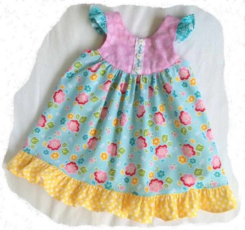 Easter Dress, Baby Girls Dress, Girls Clothing, Toddler Dress, Childs Dress, Little Girls Dress, Party Dress image 1