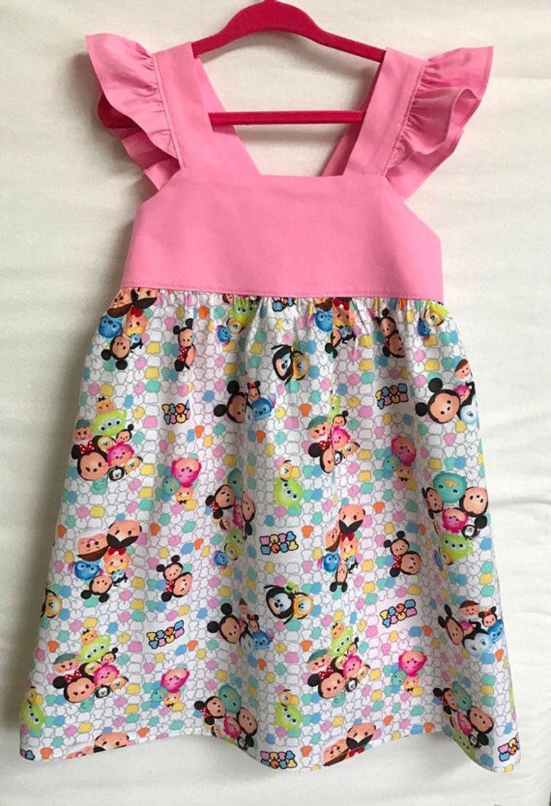 Tsum Tsum Dress Disney Dress Disney Toddler Dress | Etsy