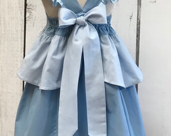 Cinderella Dress, Disney Style Dress, Princess Baby Dress, Girls Belle Dress, Toddler Belle Dress, Princess Dress