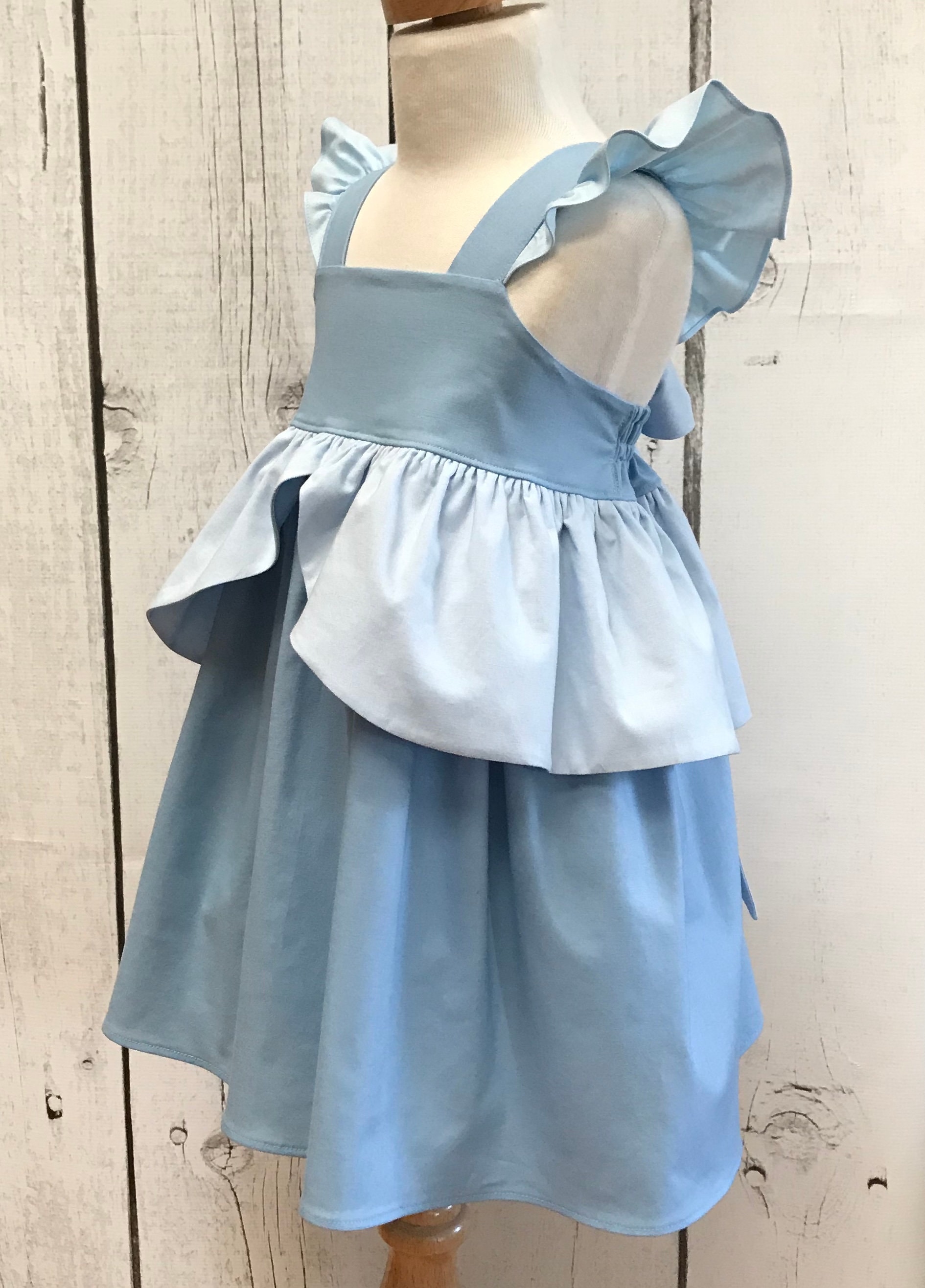 Cinderella Dress, Disney Style Dress, Princess Baby Dress, Girls Belle Dress, Toddler Belle Dress, Princess Dress