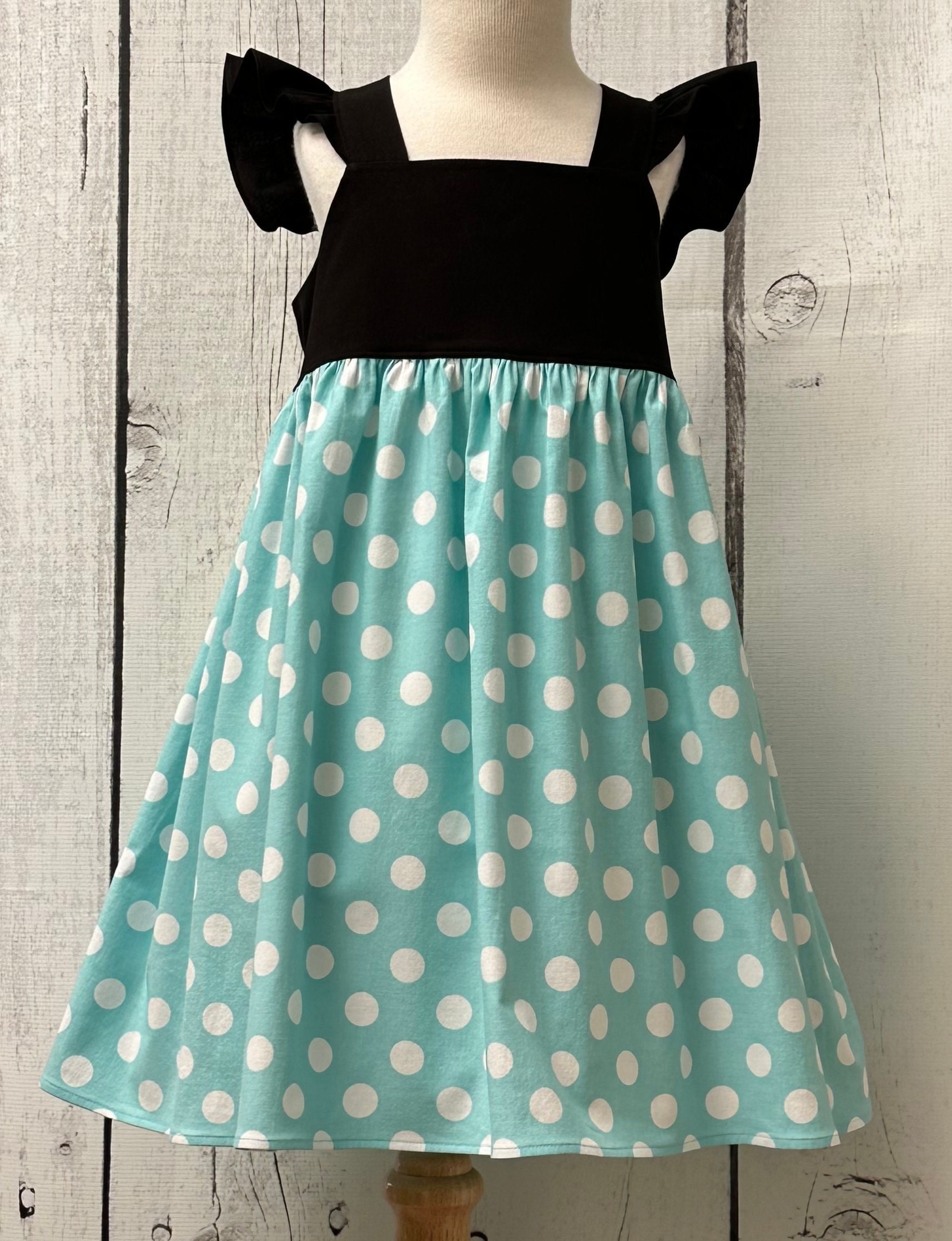 Blue Dots Dress - Etsy
