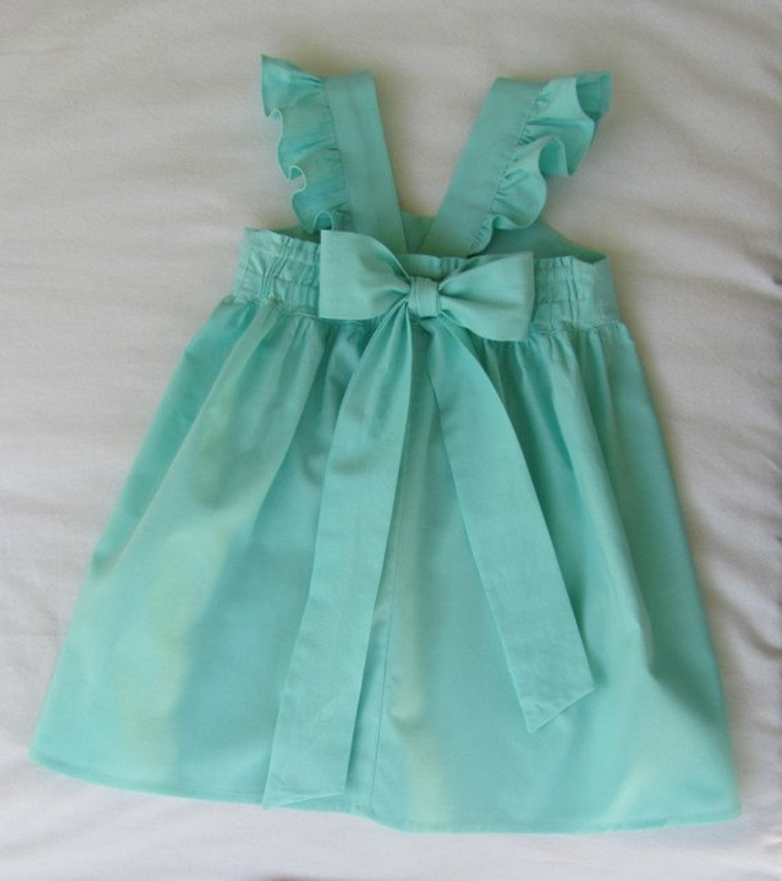 Flower Girl Dress Baby Girls Dress Little Girl Dress Aqua Etsy
