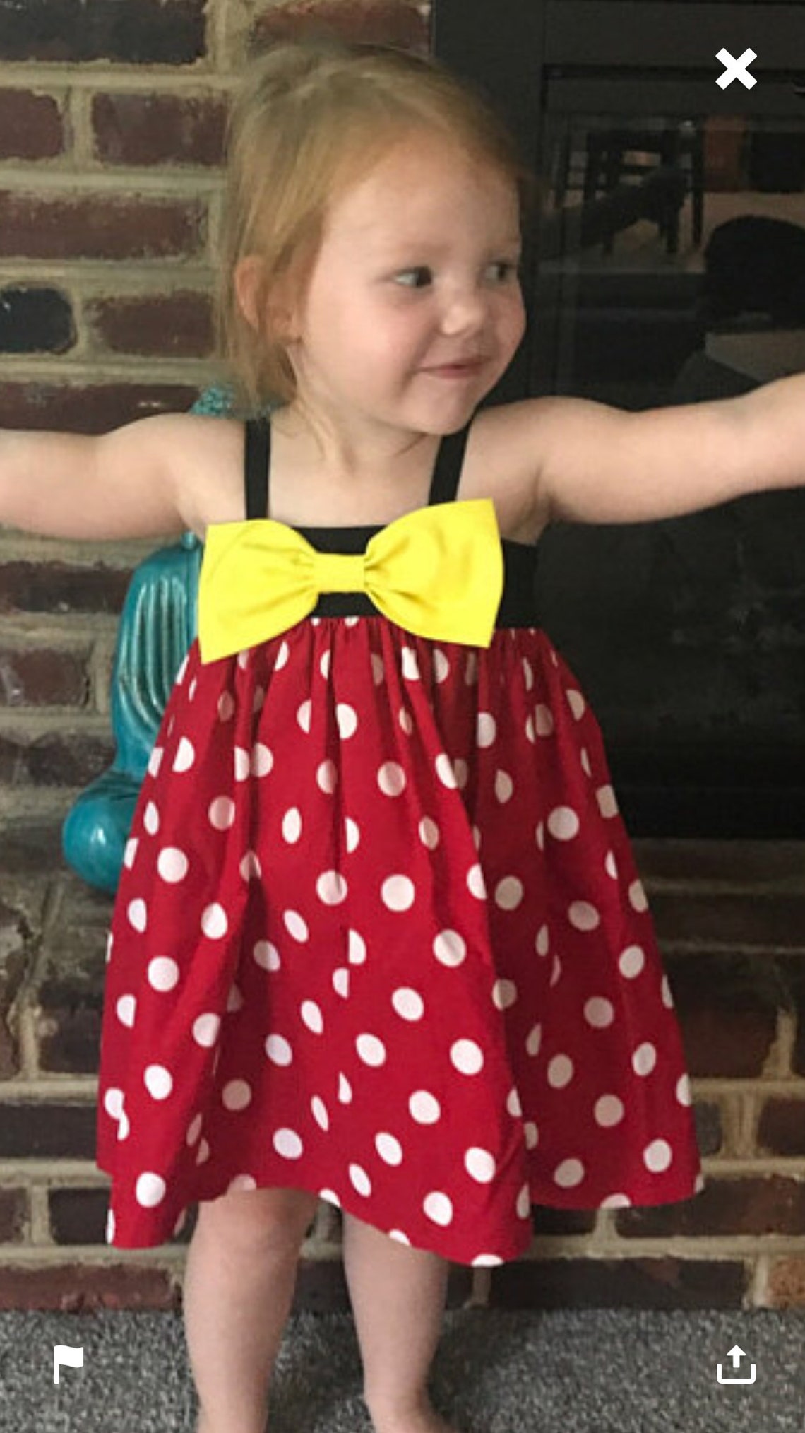 Minnie Mouse Dress Minnie Dress Baby Girls Dress Little Etsy