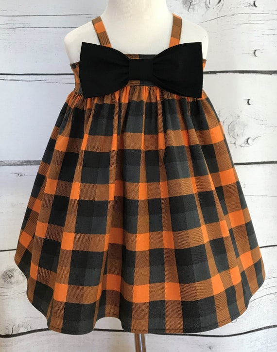 fall plaid dress toddler Cotton Pigs main image 1