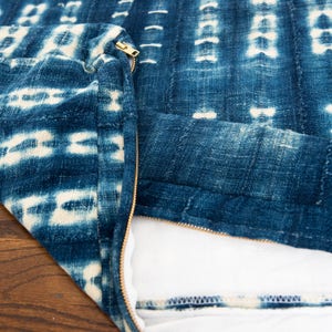 Indigo Shibori Pet Bed // Medium image 4