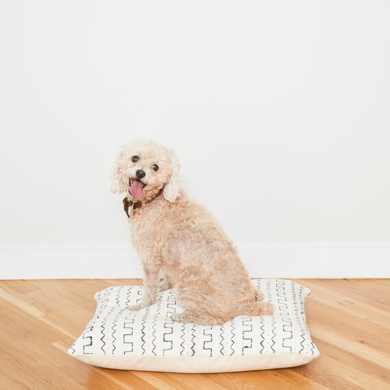 mudcloth dog bed