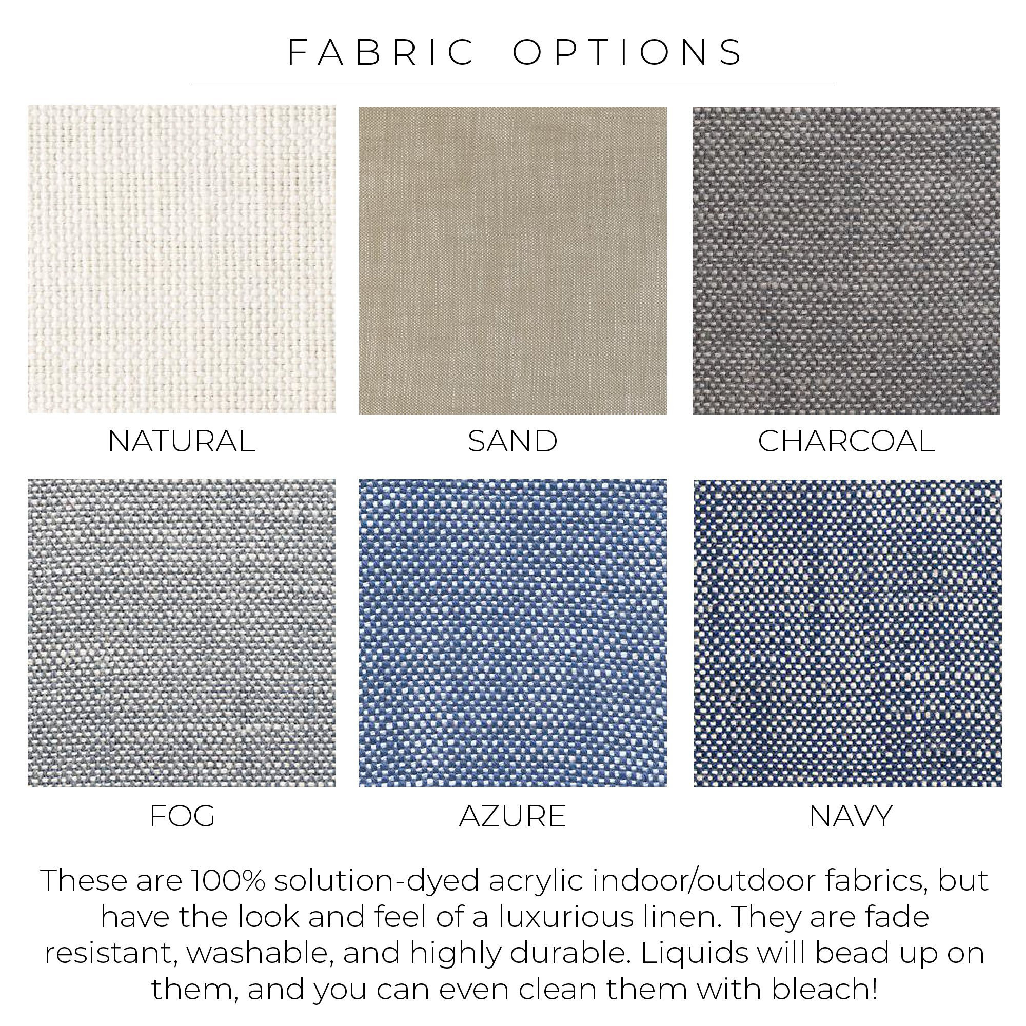 Linen Look Perennials Outdoor Fabric Dog Bed // Made To Order Etsy