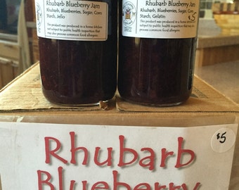 Rhubarb Blueberry Jam (AKA Rhubarb Blueberry Spread or Topping)