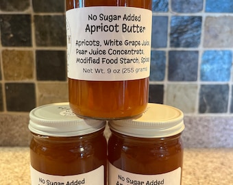 No Sugar Added Apricot Butter