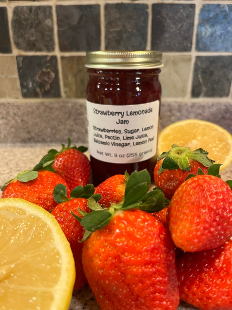Strawberry Lemonade Jam Etsy