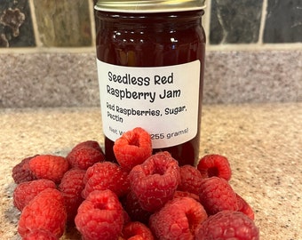 Seedless Red Raspberry Jam