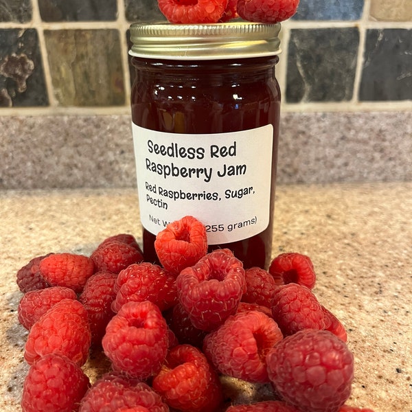 Seedless Red Raspberry Jam