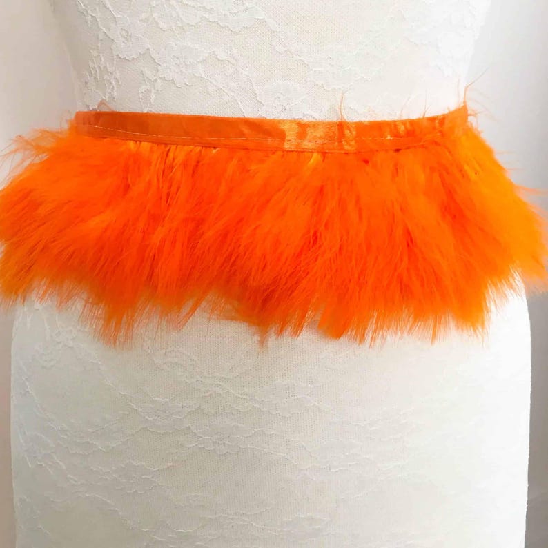 Marabou Turkey Feather Trim – Soft & Fluffy Feathers – Ideal for Crafts, Fashion, DIY Projects – Sold by the Yard image 8