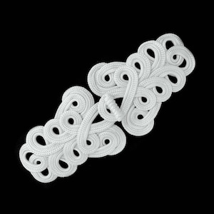 Extra Large Frog Closure "a white-dropdown