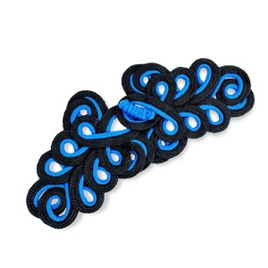 Extra Large Frog Closure "a blue-black