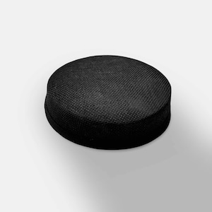 Black Wool Pill Round Wool Oriana Pillbox Hat Black | Fae Nuit Studio main image 4