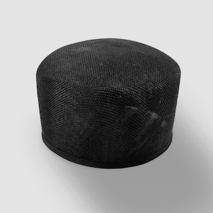 Extra Large Buckram Pillbox Hat 3.5” Height - Vintage Millinery, DIY Hat Making Supplies, Bridal & Costume Hat Base