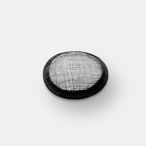 Sinamay Mini Round Fascinator Base – 3.5” Diameter | DIY Millinery Hat Making Supply for Fascinators, Headpieces, & Costume Designs