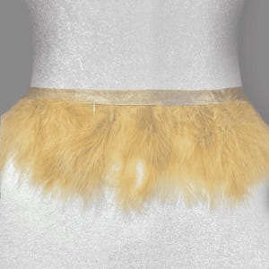 Marabou Turkey Feather Trim – Soft & Fluffy Feathers – Ideal for Crafts, Fashion, DIY Projects – Sold by the Yard image 2