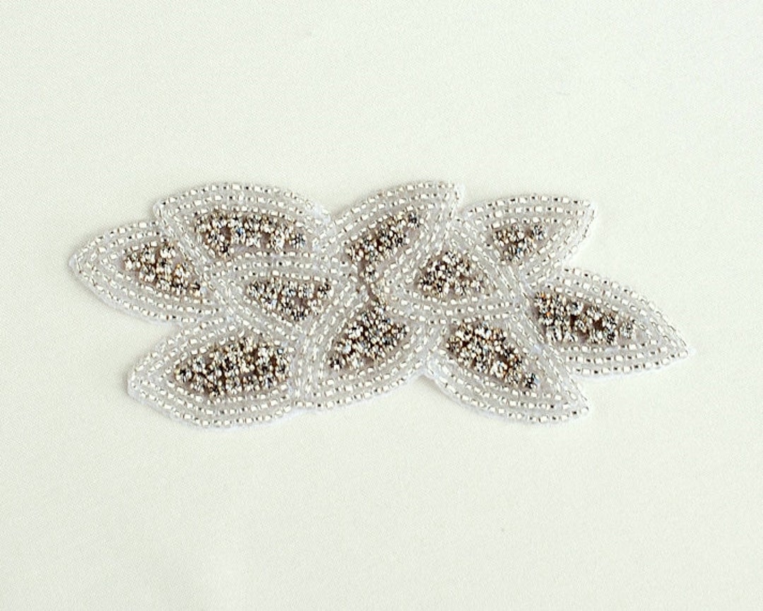 Bebe Abstract Rhinestone Applique - Etsy