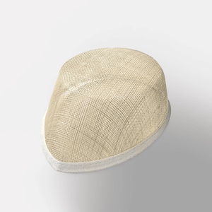 Pointy Sinamay Pillbox Hat Base | DIY Millinery Supply for Fascinators, Headpieces & Vintage Hat Making Projects