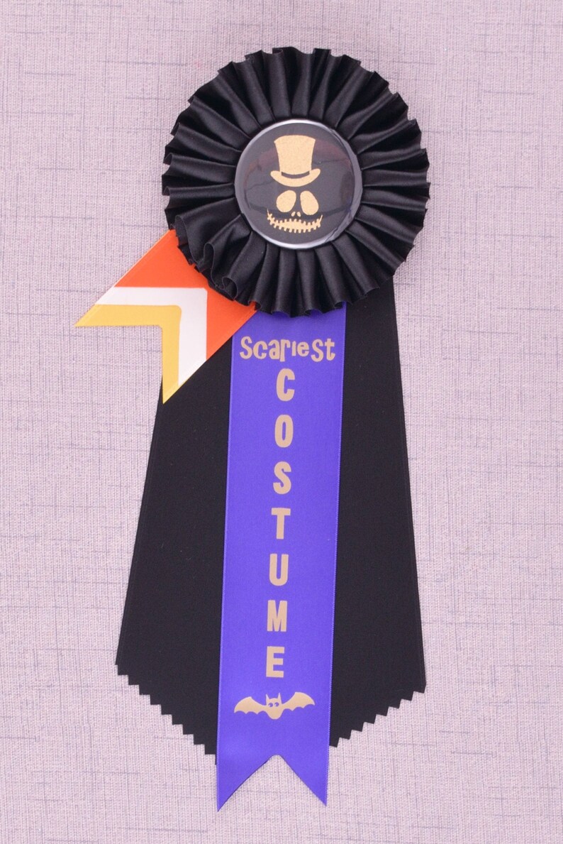 Costume Contest Award Ribbon Set Halloween Party Award Etsy