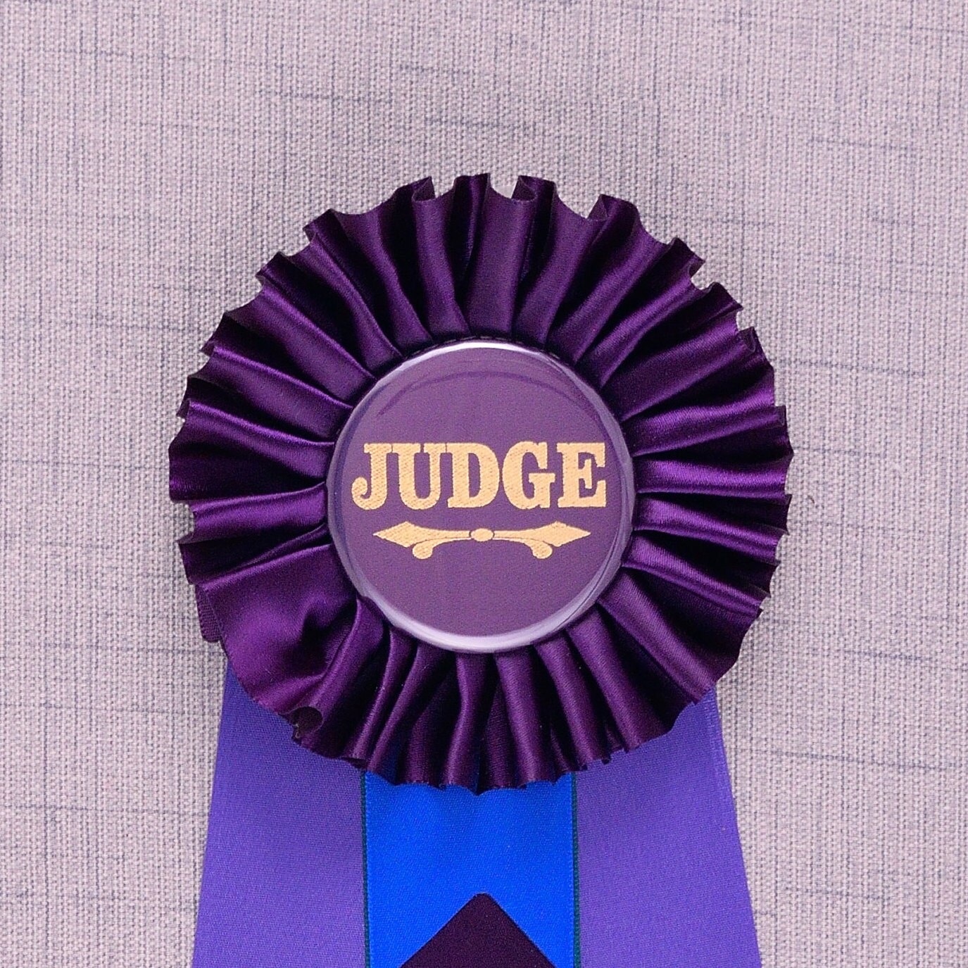 Judge Rosette Contest Show Badge Judge Badge Fair Judge | Etsy