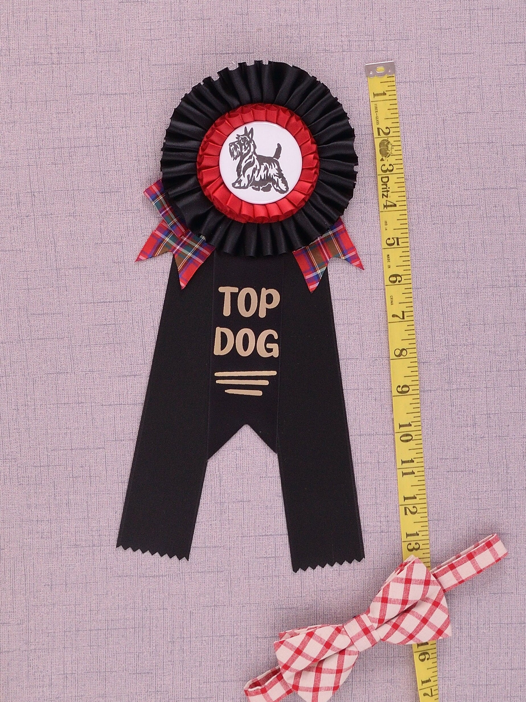 TOP DOG Award Ribbon Custom Rosette Award GOAT. Best Friend Etsy