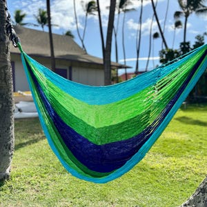 Chair Hammock,  Hand Woven with UV & Mildew Resistant Material, Sit and Swing or Extend up to 7 feet,  FREE SHIPPING from Lahaina,  Maui