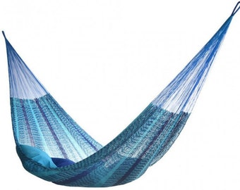 Mayan Woven Hammock - Traditional Cotton Hammock - Fair Trade + Heart Made Yucatan Hammocks -  FREE Shipping from Maui, Hawaii