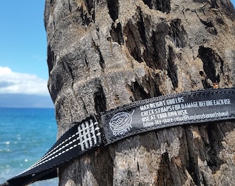 Hammock Straps • 9' Easy Hang Loop Straps with 30 Loop Adjustments • Protects the Trees & Set Up With Ease • FREE Shipping from Lahaina Maui