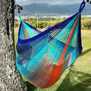 Hammock Swing,  Hand Woven with UV & Mildew Resistant Material, Sit and Swing or Extend up to 7 feet,  FREE SHIPPING from Lahaina,  Maui