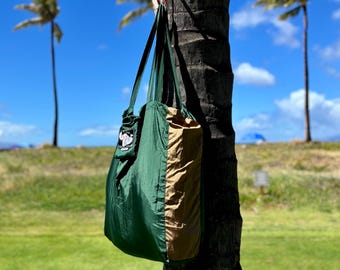 Parachute Silk Beach Bag: Ultralight, Strong, Compact  display picture 2